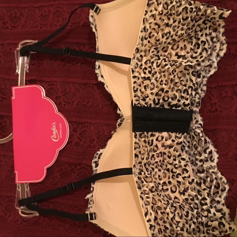 Candie's Leopard Print Push Up Bra - image 2
